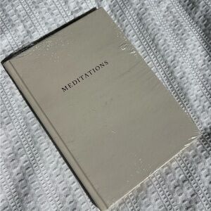 Meditations Hardcover Journal - Cream Cover